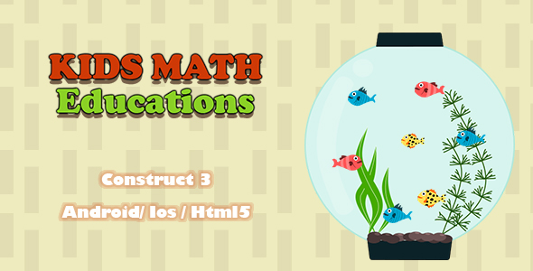 [Download] Kids Math Educations – HTML5 Game (Construct 3) 