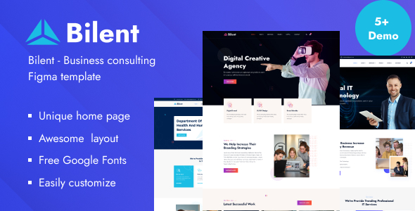 [Download] Bilent – Business Consulting Figma Template 