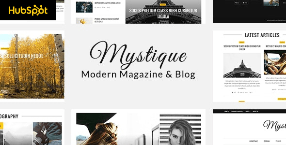 Download Mystique – Hubspot Theme for Blog and Magazine Purpose Nulled 