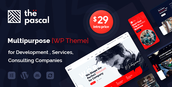 Nulled thePascal – Multipurpose Business WordPress Theme free download