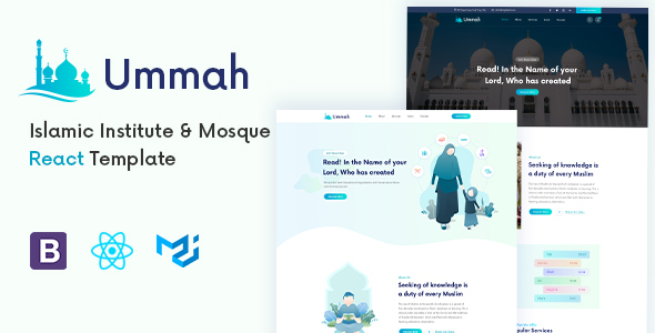 Download Ummah – Islamic Center React Template Nulled 