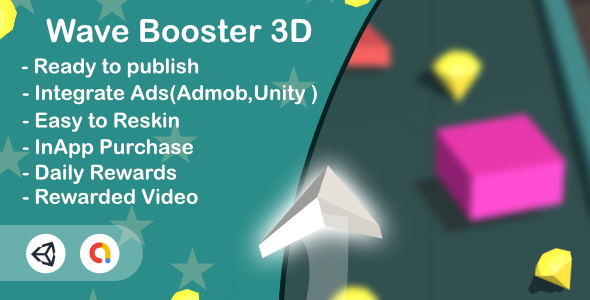 Download Wave Booster 3D (Unity Game+Admob+iOS+Android) Nulled 