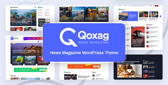 Download Qoxag – WordPress News Magazine Theme Nulled 