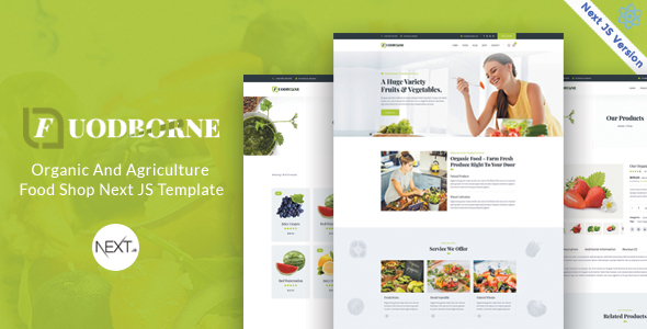 [Download] Fuodborne – Organic & Agriculture Food Shop Next JS Template 
