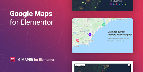Download GMaper – Google Maps for Elementor Nulled 
