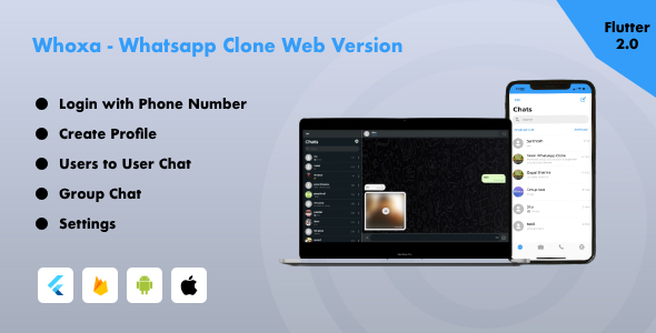 [Download] Whoxa Web – Whatsapp Chat Web App | Whatsapp web | Whatsapp web app with Admin Panel 