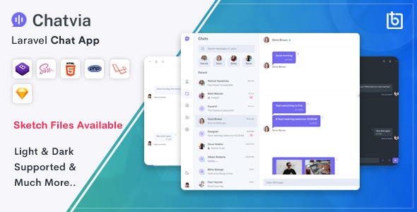 Download Chatvia – Laravel Chat App Nulled 