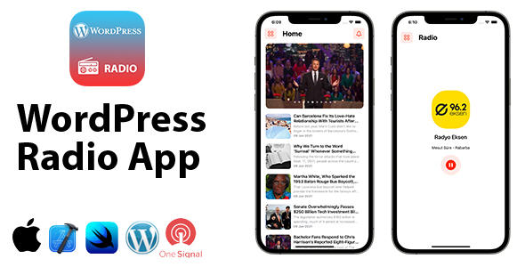 Download WordPress Radio App | Full SwiftUI iOS Application Nulled 