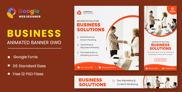 Download Business Animated Banner GWD Nulled 