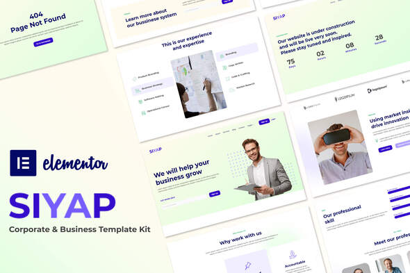 [Download] Siyap – Corporate & Business Elementor Template Kit 