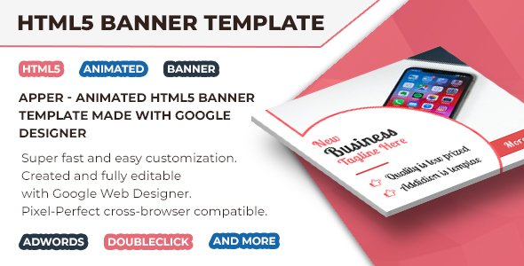[Download] Apper – HTML5 Animated Banner Ads Template 