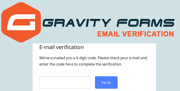 Download Gravity Forms Email Verification – OTP Verification Nulled 