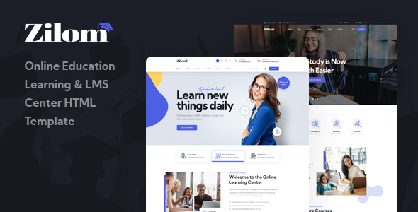 [Download] Zilom – Online Education Learning HTML Template 