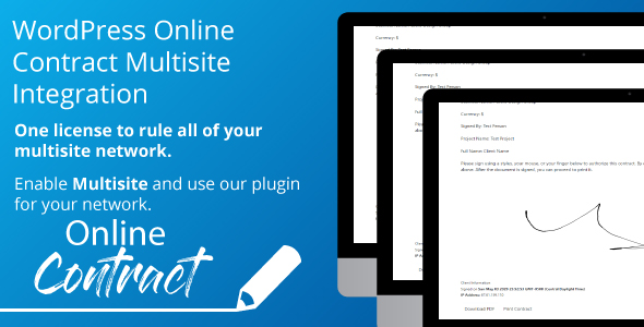 Download WP Online Contract Multisite Integration Nulled 