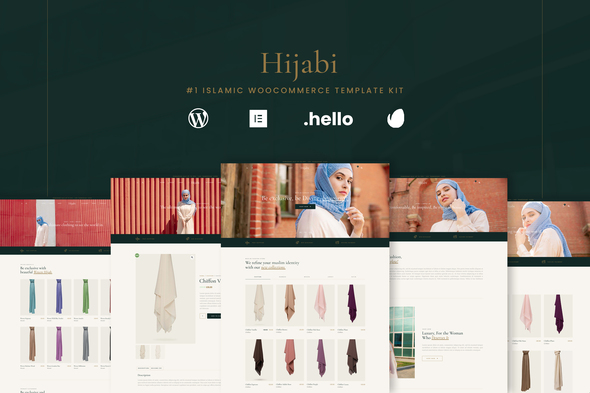 [Download] Hijabi – Muslim Shop Woocommerce Elementor Template Kit 