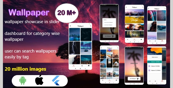 Download Flutter Wallpaper Pro 20m+ Images | Android & Ios Nulled 