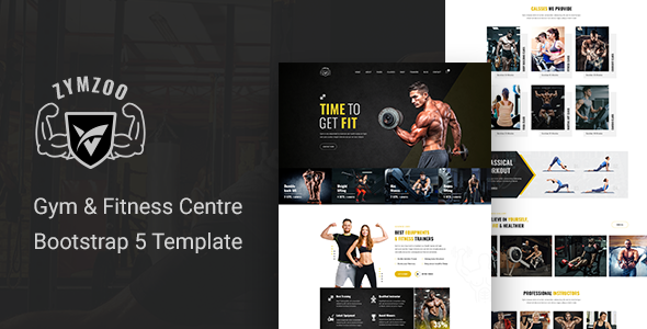 [Download] Zymzoo – Gym & Fitness Centre Bootstrap 5 Template 