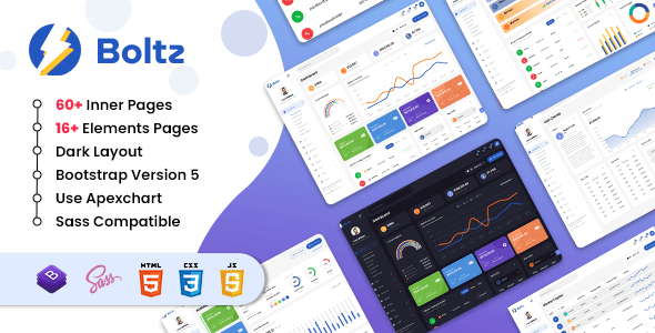 [Download] Boltz – Crypto Admin and Dashboard Bootstrap 5 Template 