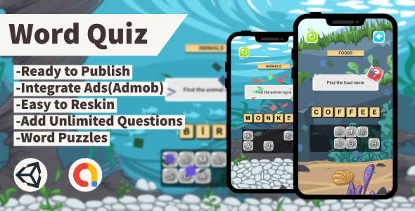 [Download] Word Quiz Game (Unity+Admob+Android+IOS) 