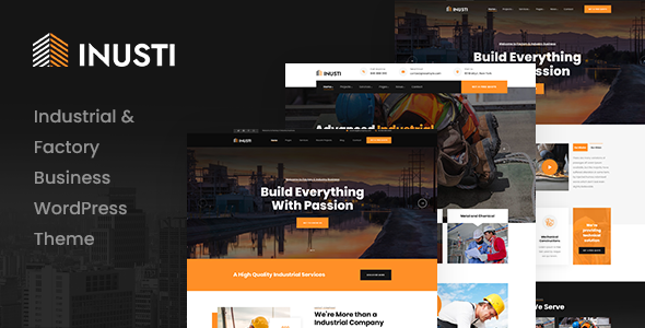 [Download] Inusti – Factory & Industrial WordPress Theme 