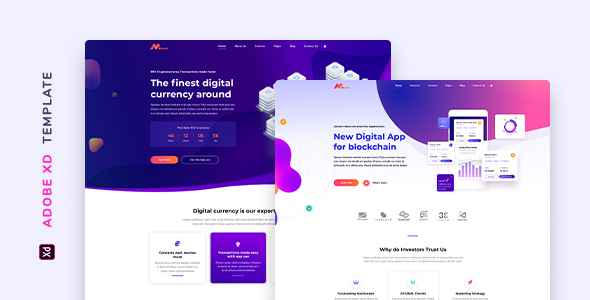 [Download] Moneer – Cryptocurrency Template for XD 