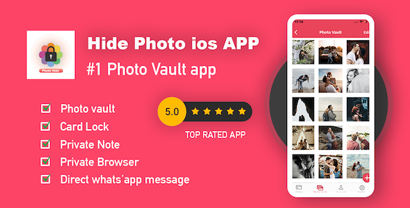 Download Hide Photo – Gallery vault – iOS Swift App Source Code Nulled 