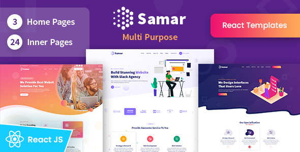 [Download] Samar | Creative Agency React  NextJs Template 