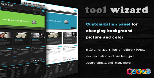 Download Tool Wizard 2 in 1 – Portfolio/Business template Nulled 