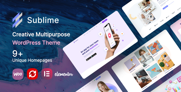 Download Sublime | Creative Multipurpose WordPress Theme Nulled 