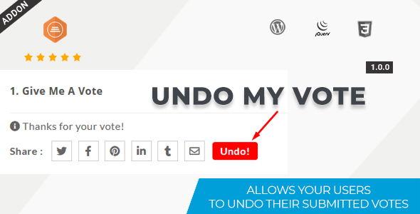 Download Undo My Vote Addon For BWL Pro Voting Manager Nulled 