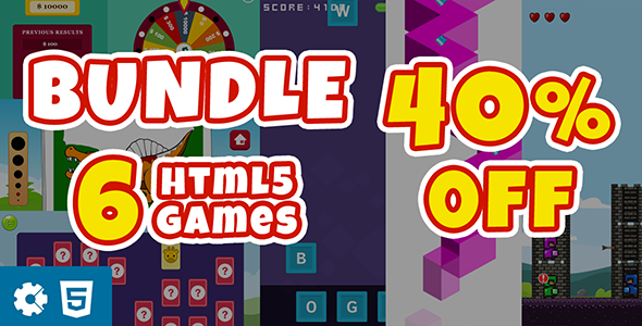 [Download] 06 HTML5 Games Bundle 1 (.capx) 