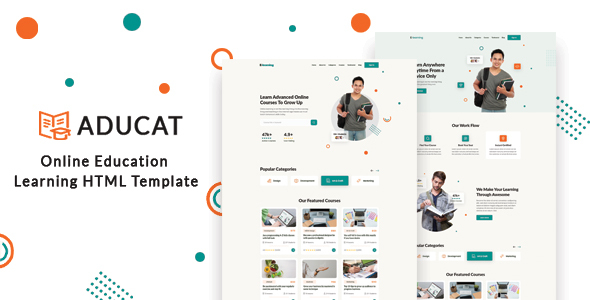[Download] Aducat – Online Education Learning HTML Template 