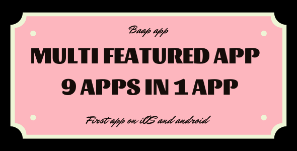 [Download] Baap app – 9 Apps within 1 app – IOS and android both with Firebase backend 