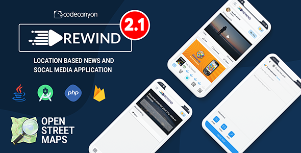 [Download] Rewind – Location based News and Entertainment Social Media Application 