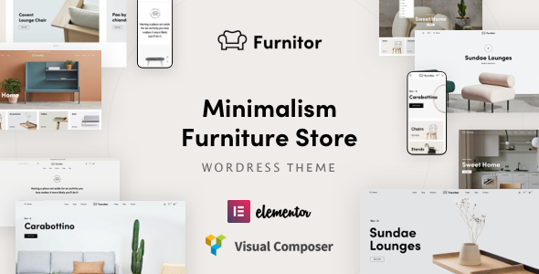 [Download] Furnitor – Minimalism Furniture Store WordPress Theme 