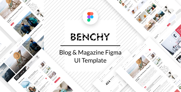 [Download] Benchy – Blog & Magazine Figma UI Template 
