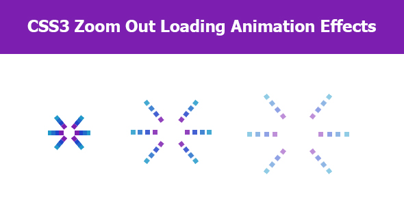 [Download] CSS3 Zoom Out Loading Animation Effects 