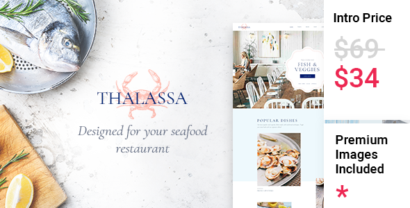 [Download] Thalassa – Seafood Restaurant Theme 