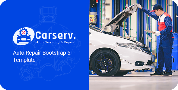 [Download] Carserv – Auto Repair Bootstrap 5 Template 