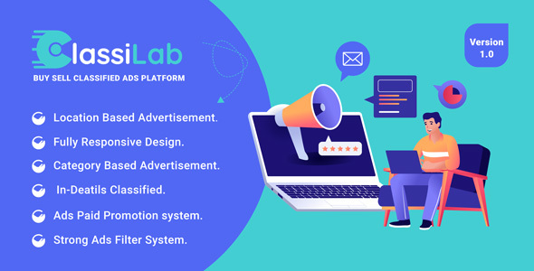 [Download] ClassiLab – Buy Sell Classified Ads Listing Platform 