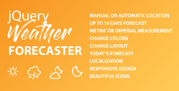 [Download] jQuery Weather Forecaster 