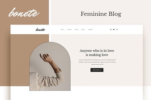 [Download] Bonete – Feminine Blog Elementor Template Kit 