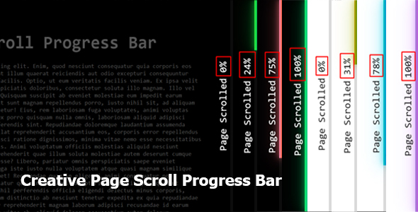 [Download] Creative Page Scroll Progress Bar 