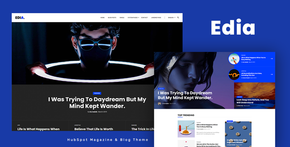 [Download] Edia – HubSpot Theme for Magazine and Blog 