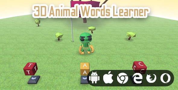 [Download] 3D Animal Words Learner – Realistic Educational Game For Kids 