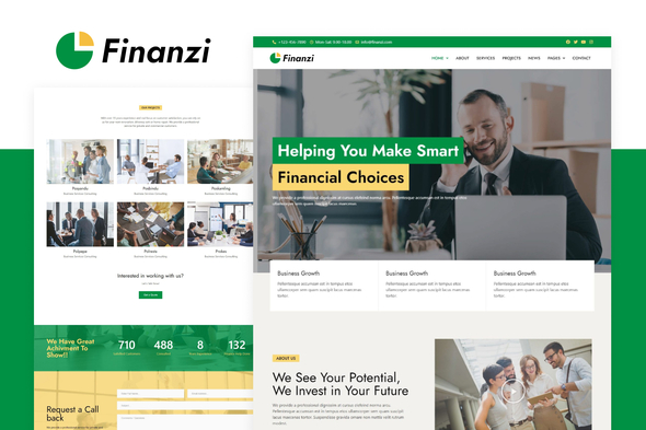 [Download] Finanzi – Finance & Business Elementor Template Kit 