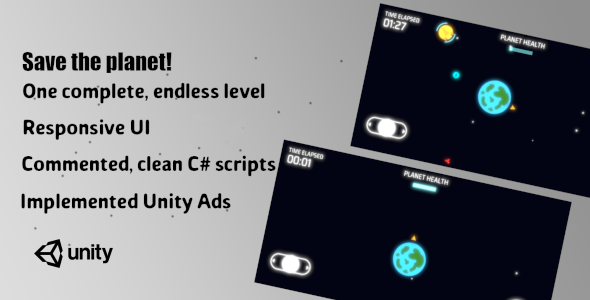 [Download] Save the planet – Complete Unity Game 