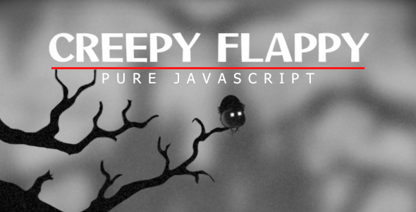 [Download] Creepy Flappy – Pure JavaScript 