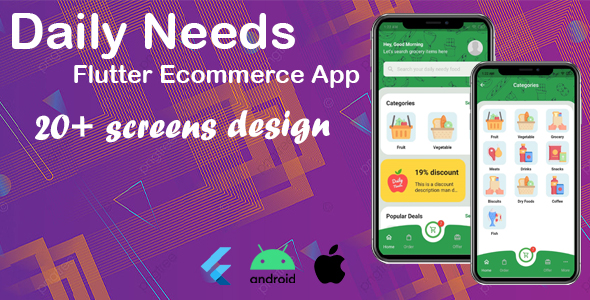 [Download] Daily Needs – Flutter eCommerce App template 