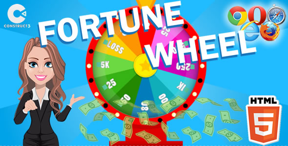 [Download] Fortune Wheel – HTML5 Game (C3) 